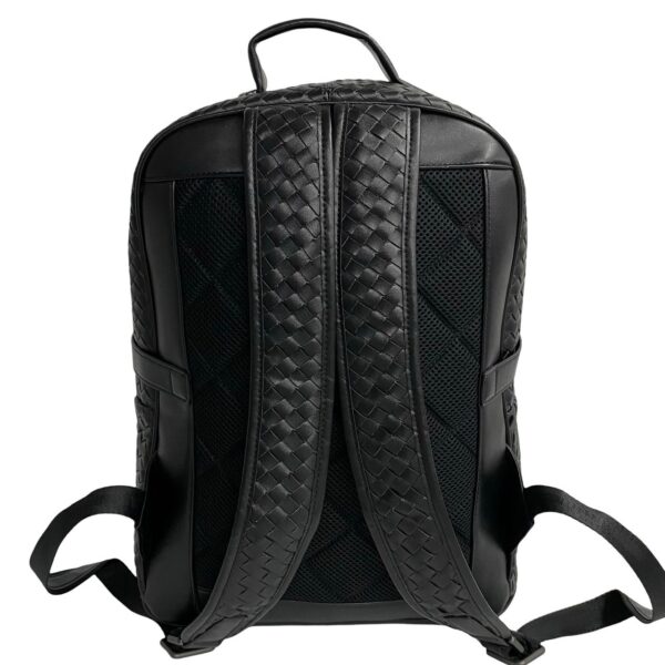 772a772 31008 5 Bottega Veneta Intrecciato Leather Backpack Black