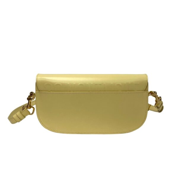 773a773 20749 4 Christian Dior Bobby East West Calf Leather Shoulder Bag Yellow