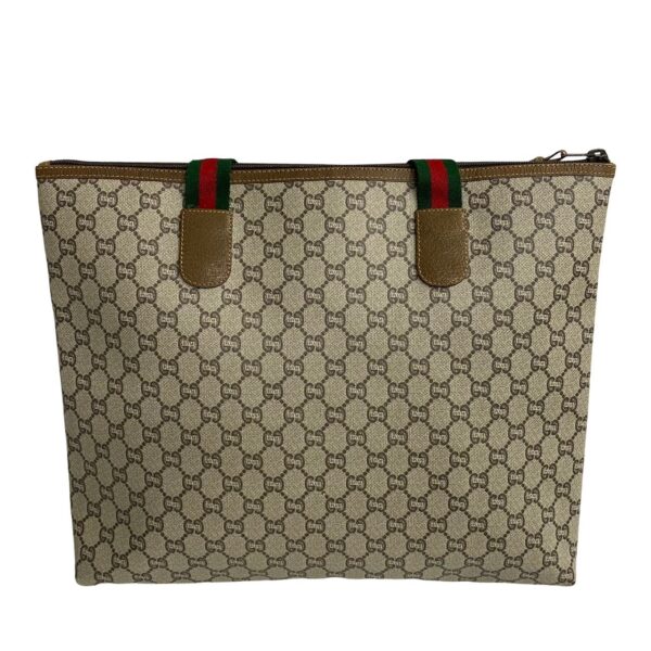 774b773 34929 5 Gucci Sherry Line Gucci Plus Leather Tote Bag Brown