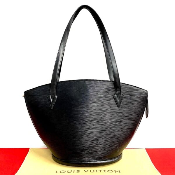 774b774 29906 1 Louis Vuitton Saint Jacques Tote Bag Epi Leather Noir Black