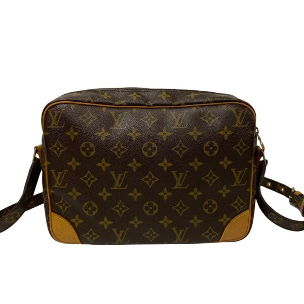 774b774 30990 5 Louis Vuitton Nile Shoulder Bag Monogram Leather Brown