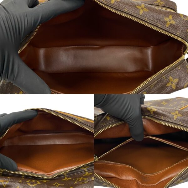 774b774 30990 9 Louis Vuitton Nile Shoulder Bag Monogram Leather Brown