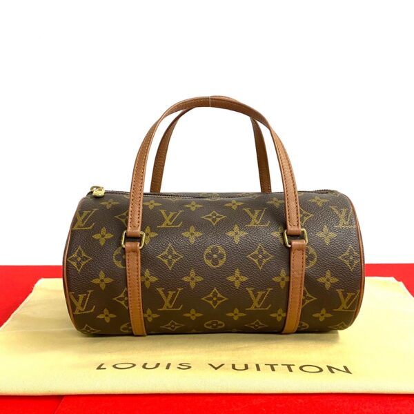 776b776 20830 1 Louis Vuitton Papillon Mini Bag Monogram Leather Brown