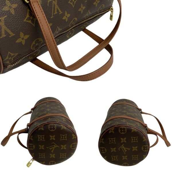 776b776 20830 6 Louis Vuitton Papillon Mini Bag Monogram Leather Brown