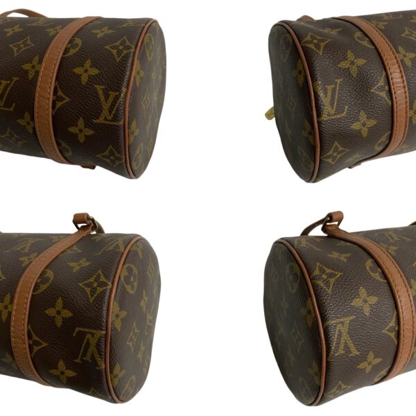 776b776 20830 8 Louis Vuitton Papillon Mini Bag Monogram Leather Brown