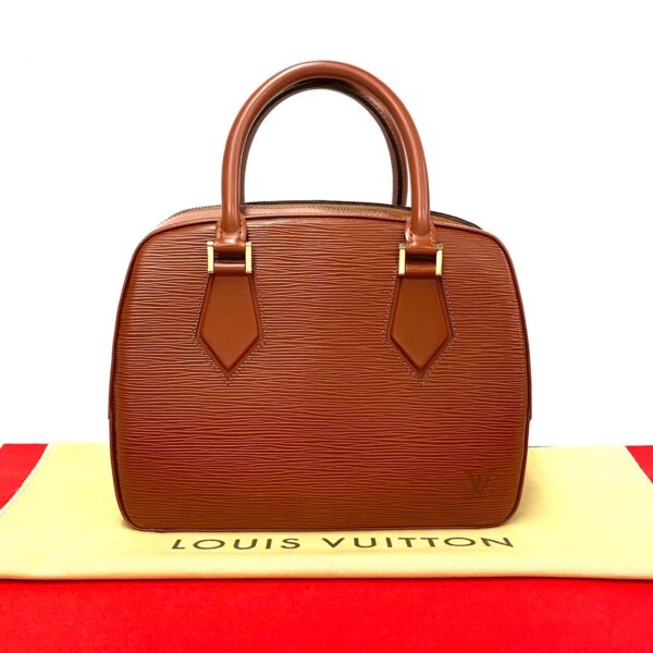 776b776 25480 1 Louis Vuitton Sablon Mini Bag Epi Leather Brown Kenya Brown