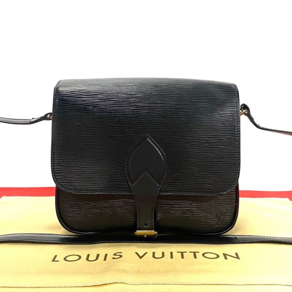 776b776 26291 1 Louis Vuitton Cartesiere Shoulder Bag Epi Leather Black