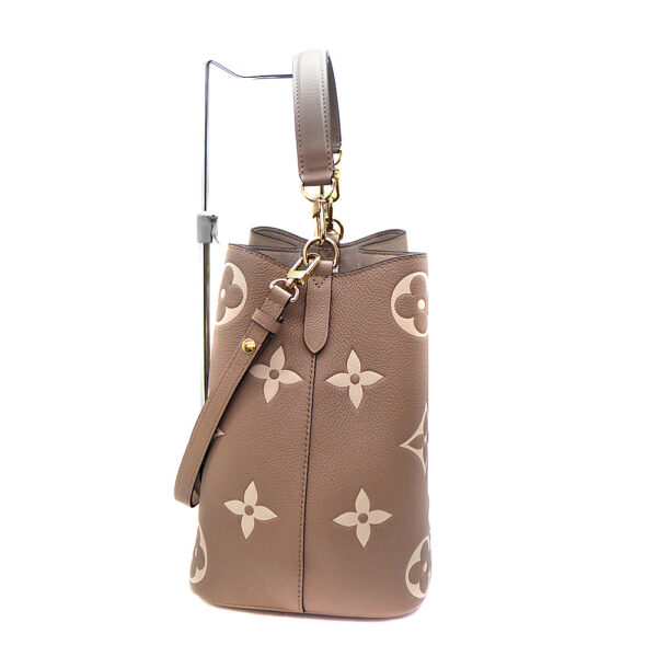 7799 3 Louis Vuitton Neonoe MM Bag Bicolor Empreinte Beige