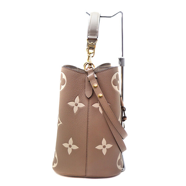 7799 4 Louis Vuitton Neonoe MM Bag Bicolor Empreinte Beige