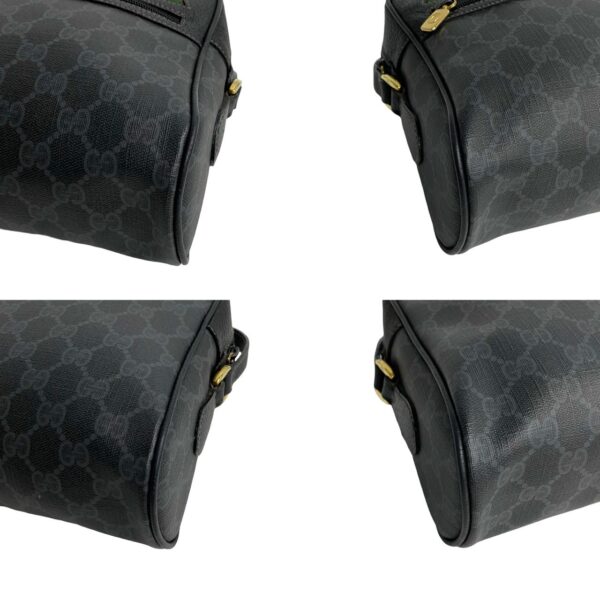 779c779 20131 8 Gucci Sherry Line GG Leather Shoulder Bag Pochette Black