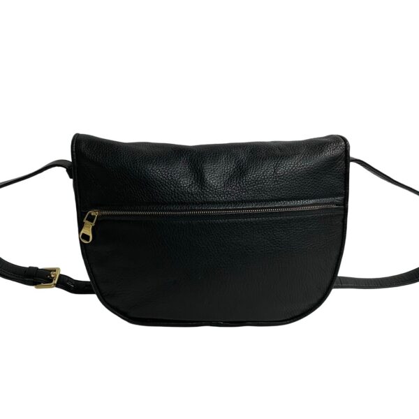 780c780 20356 5 Loewe Heritage Leather Shoulder Sacoche Pochette Black