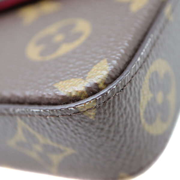 7830 8 Louis Vuitton Pochette Félicie Shoulder Bag Monogram Canvas Brown