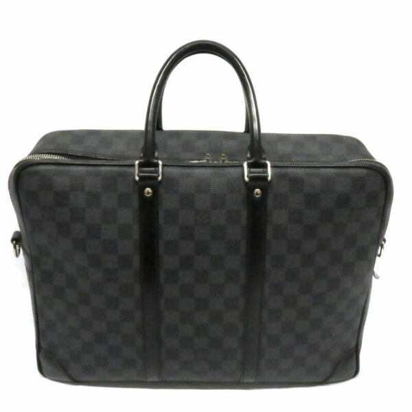 7872 2 Louis Vuitton Porte de Cumin Voyage GM Graphite Business Bag