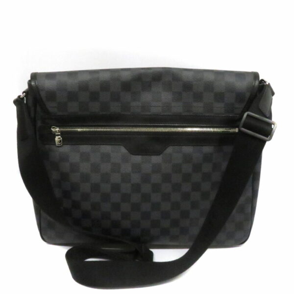 7882 2 Louis Vuitton Daniel GM Shoulder Bag Damier Graphite Black