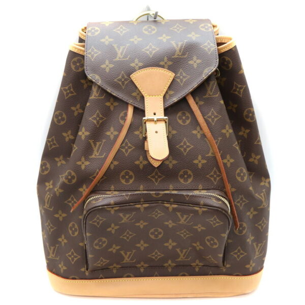 7914 1 Louis Vuitton Monsouris GM Backpack Monogram Brown