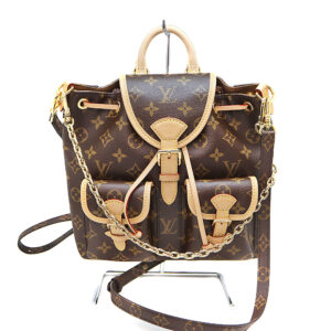 7933 1 Louis Vuitton Alma Monogram 2WAY Bag Brown