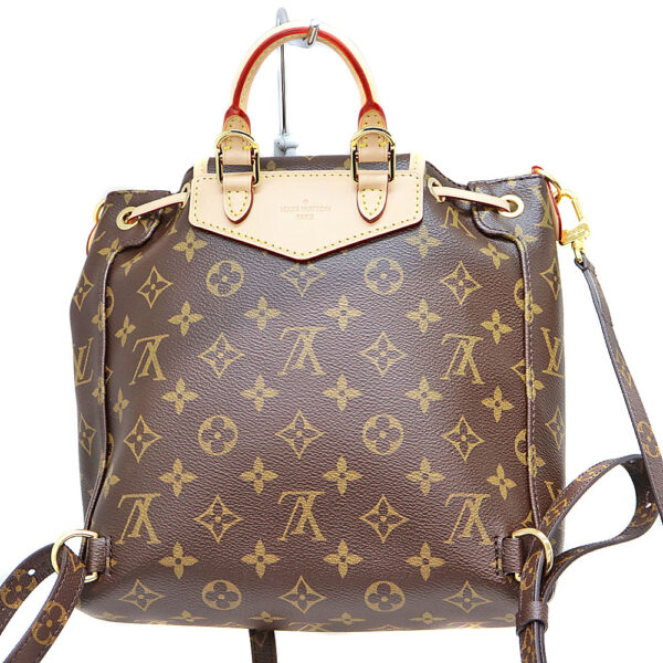 7933 2 Louis Vuitton Excursion PM Backpack Monogram Canvas Brown