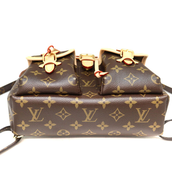 7933 5 Louis Vuitton Excursion PM Backpack Monogram Canvas Brown