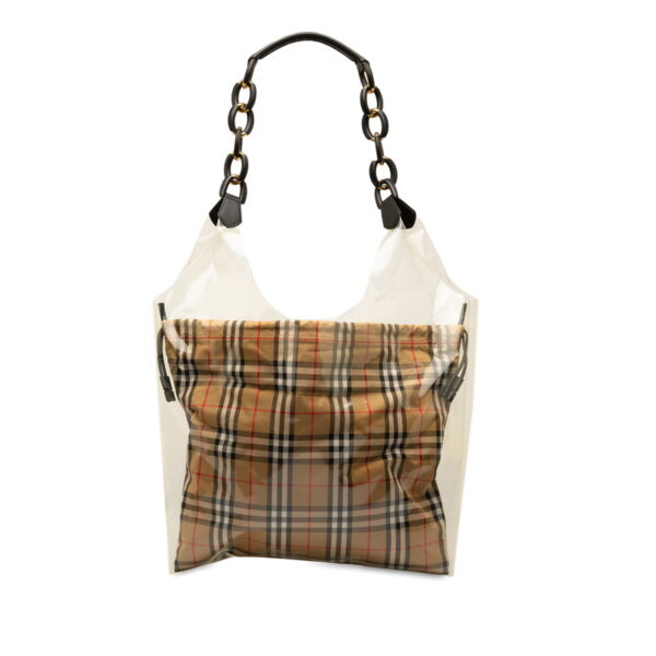 7e8aovex6bx4qgd2 3 Burberry Nova Check Shoulder Bag Cotton Brown Clear