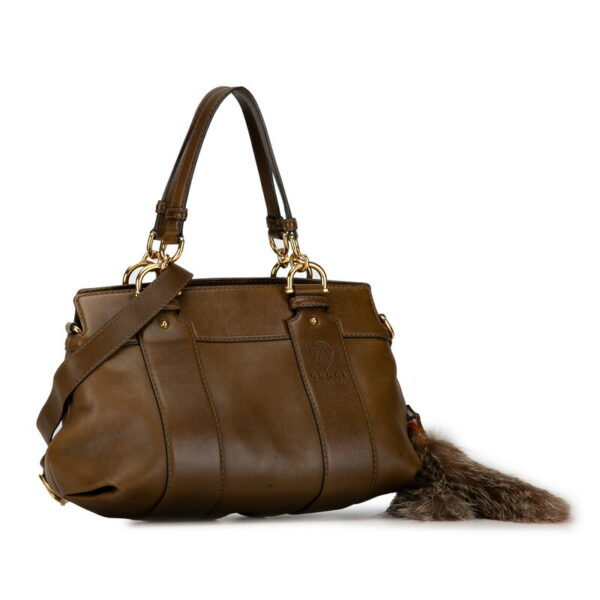 7jwxd0u0rckz6tfh 2 Gucci Bamboo 2WAY Handbag Brown