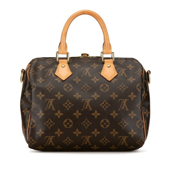 7wlezb3rd56gpcdo 3 Louis Vuitton Speedy Bandouliere 25 2WAY Shoulder Bag Brown