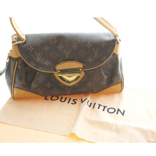 8 Louis Vuitton Beverly MM Handbag Monogram Canvas Brown