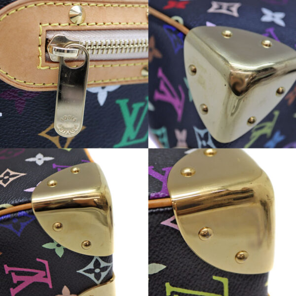 8042 6 Louis Vuitton Boulogne Bag Monogram Multicolor Black