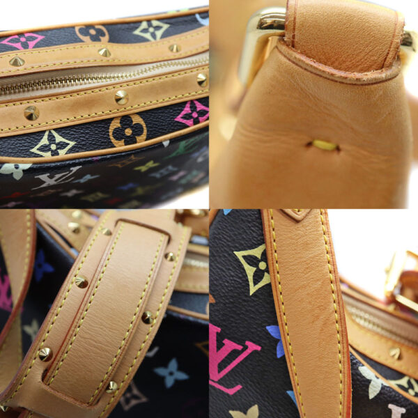 8042 8 Louis Vuitton Boulogne Bag Monogram Multicolor Black