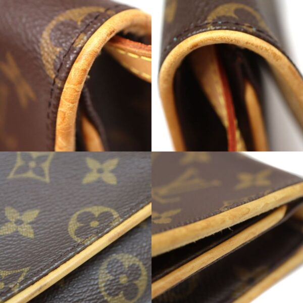 812 10 Louis Vuitton Pochette Twin GM Shoulder Bag Monogram Canvas Brown