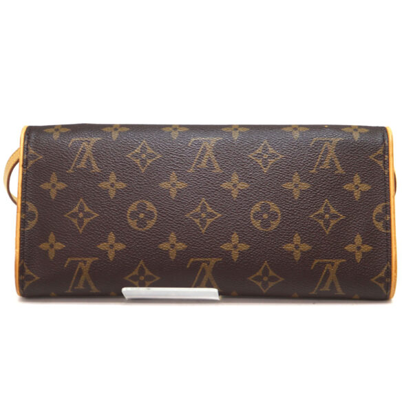 812 2 Louis Vuitton Pochette Twin GM Shoulder Bag Monogram Canvas Brown