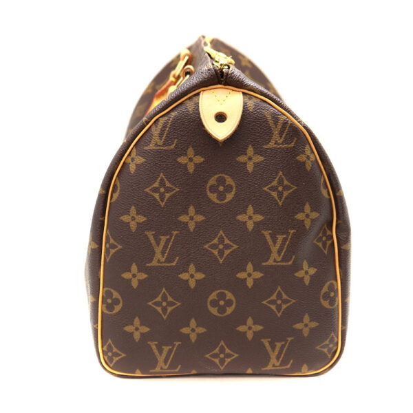 8128 3 Louis Vuitton Speedy 30 Handbag Monogram Canvas Brown