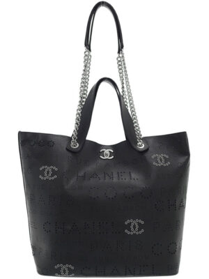 8190074620012 Chanel V Stitch Chain Shoulder Bag Black