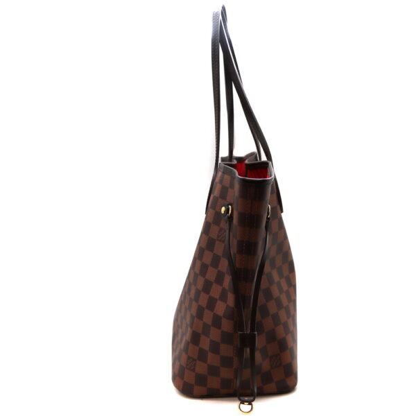 8210 4 Louis Vuitton Neverfull MM Tote Bag Damier Ebene Brown