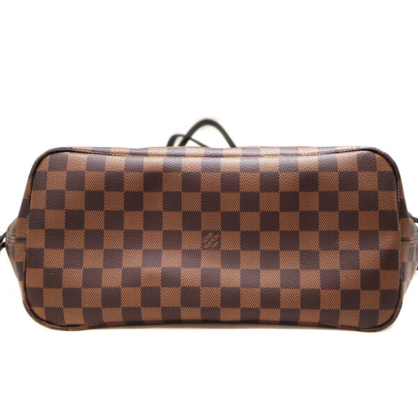 8210 5 Louis Vuitton Neverfull MM Tote Bag Damier Ebene Brown