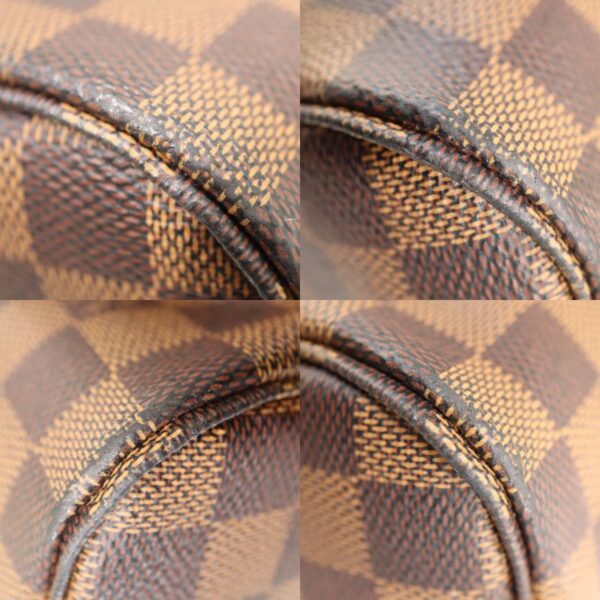 8210 9 Louis Vuitton Neverfull MM Tote Bag Damier Ebene Brown