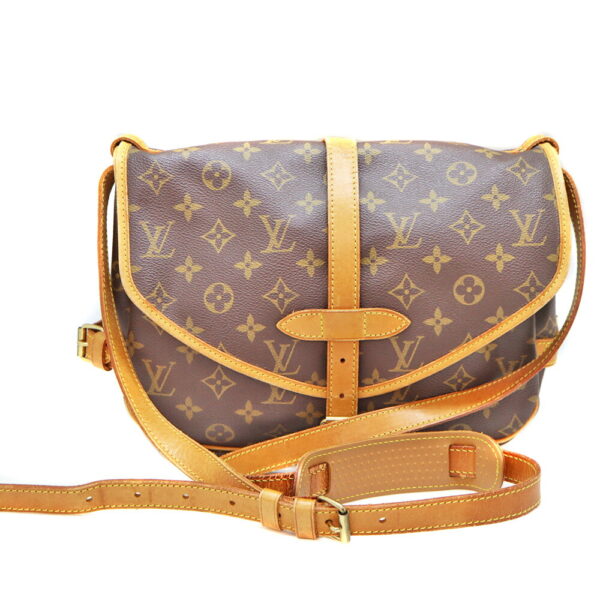 8226 1 Louis Vuitton Saumur 30 Shoulder Bag Monogram Canvas Brown