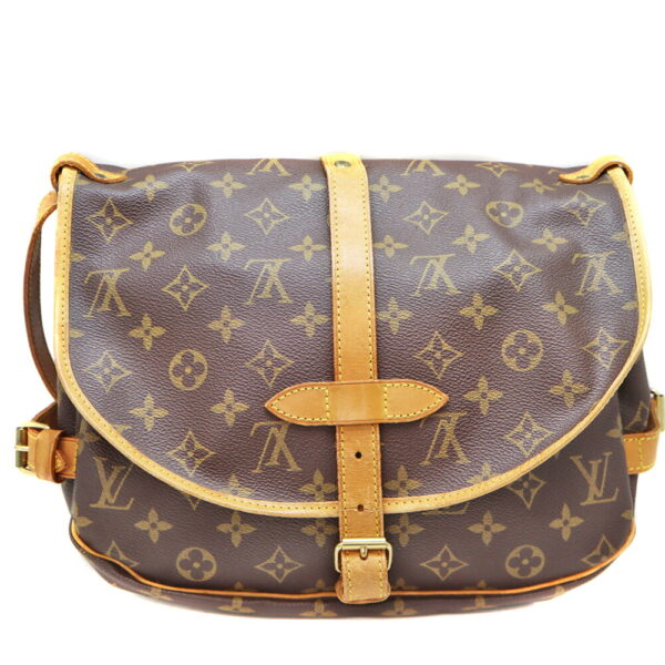 8226 2 Louis Vuitton Saumur 30 Shoulder Bag Monogram Canvas Brown