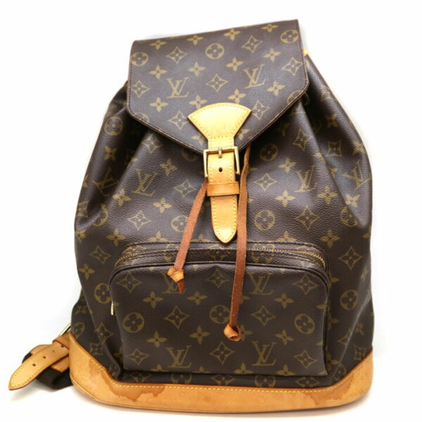 8229 1 Louis Vuitton Monsouris GM Backpack Monogram Brown