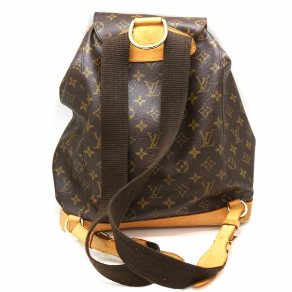 8229 2 Louis Vuitton Monsouris GM Backpack Monogram Brown