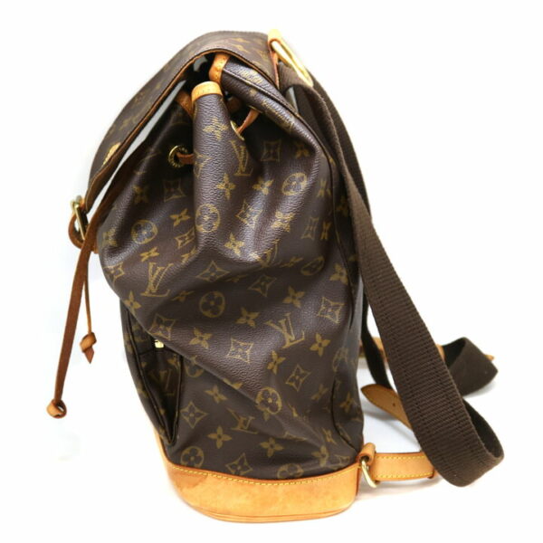 8229 4 Louis Vuitton Monsouris GM Backpack Monogram Brown