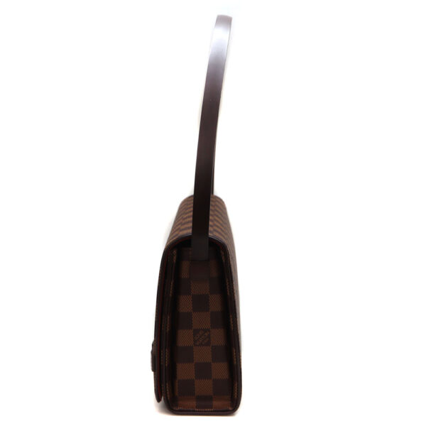 827 3 Louis Vuitton Tribecalon Handbag Damier Canvas Ebene Brown