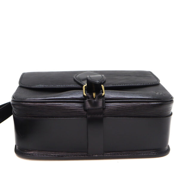 828 5 Louis Vuitton Cartesier 22 Shoulder Bag Epi Black