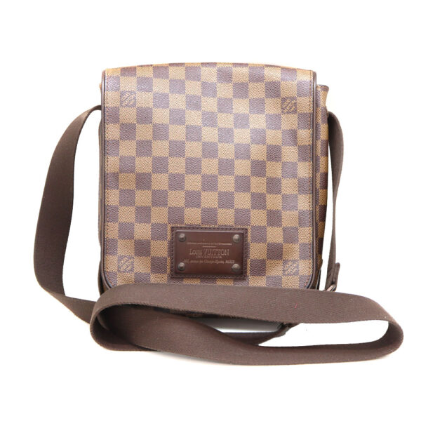 8301 1 Louis Vuitton Brooklyn PM Shoulder Bag Damier Canvas Brown