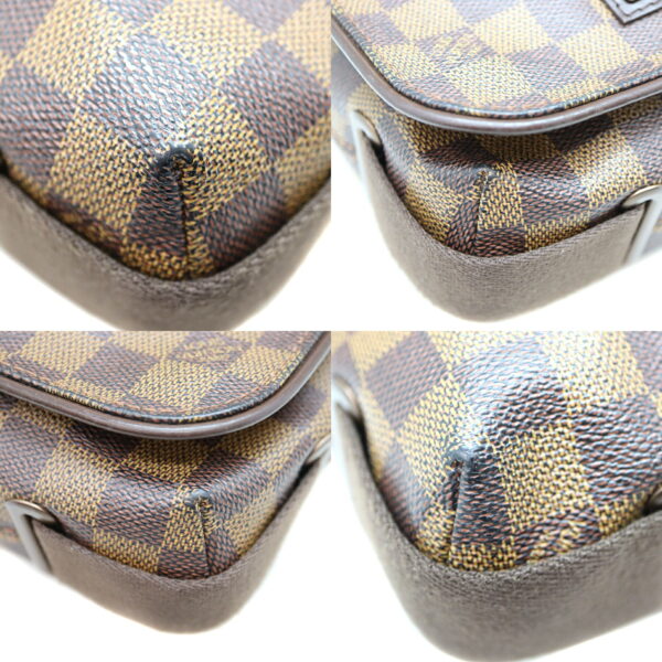 8301 6 Louis Vuitton Brooklyn PM Shoulder Bag Damier Canvas Brown