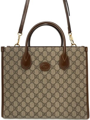 8330032130010 Gucci GG Princy Sherry Line Handbag Beige