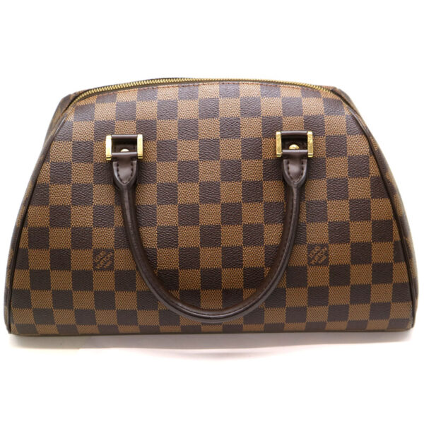 8373 1 Louis Vuitton Rivera MM Handbag Damier Canvas Ebene Brown