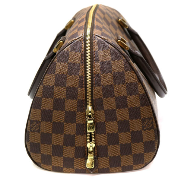 8373 4 Louis Vuitton Rivera MM Handbag Damier Canvas Ebene Brown