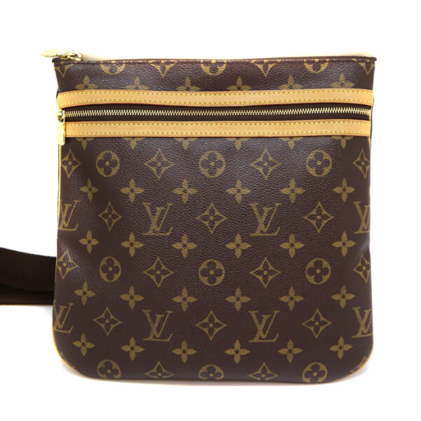 8406 1 Louis Vuitton Pochette Bosphore Shoulder Bag Monogram Canvas Brown