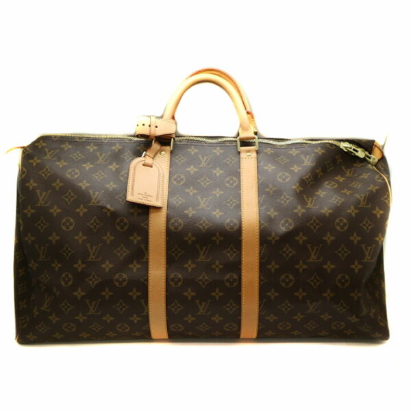 8453 1 Louis Vuitton Keepall 55 Bag Monogram Brown