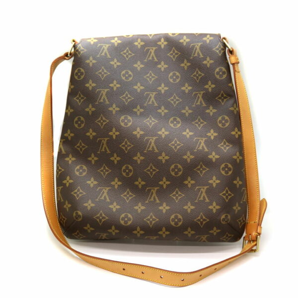 8454 2 Louis Vuitton Musette Shoulder Bag Monogram Brown